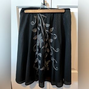 Tabitha Black Party Skirt
